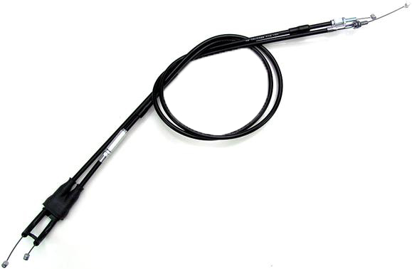 MOTION PRO BLACK VINYL THROTTLE PUSH-PULL CABLE SET - 05-0388